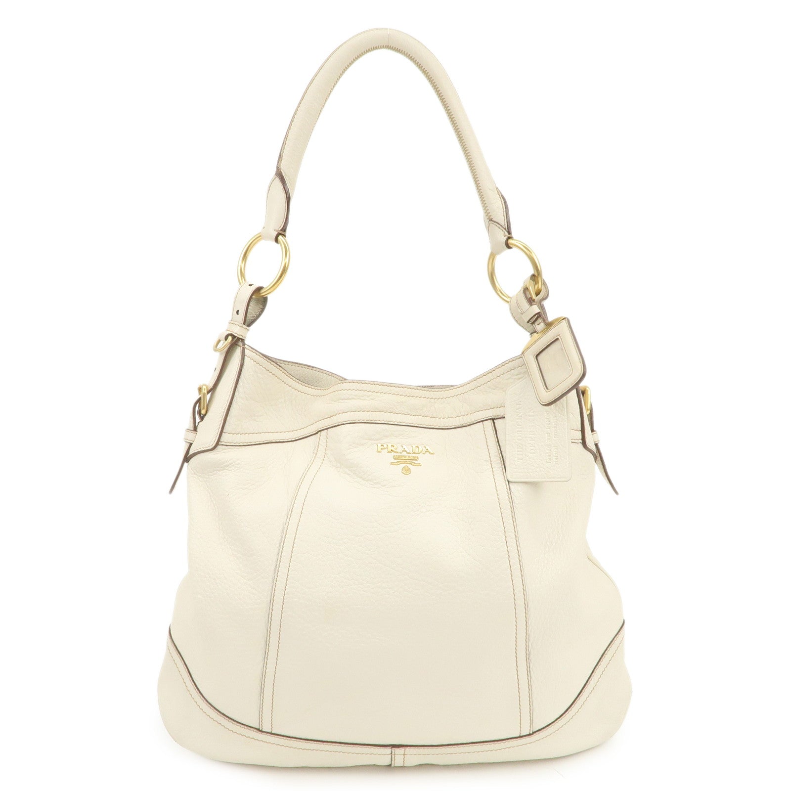 Shoulder Bag Hand Bag Ivory Logo