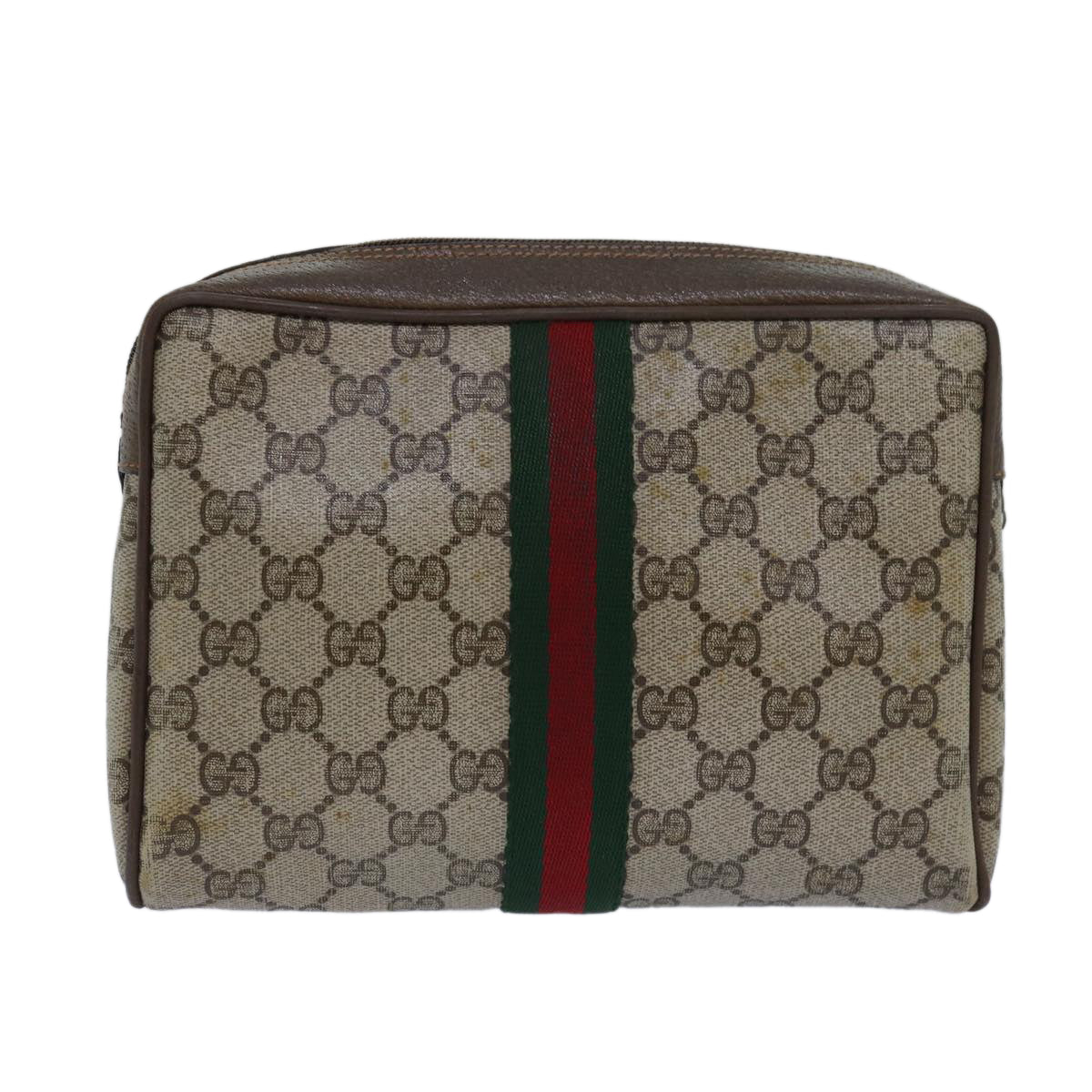 Gucci Clutch Bag Canvas Canvas 1159