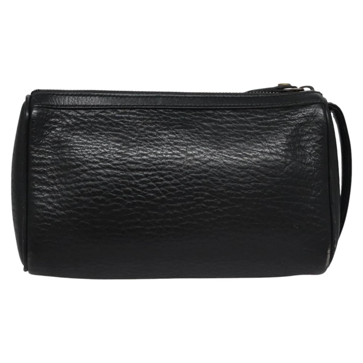 Burberry Clutch Bag Leather Black Clutch Bag 8