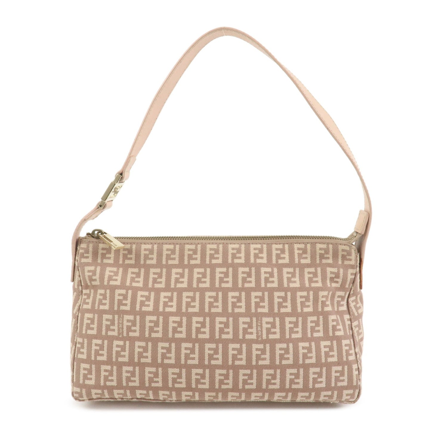 Shoulder Bag Zucchino Shoulder Hand Bag Leather Canvas Beige
