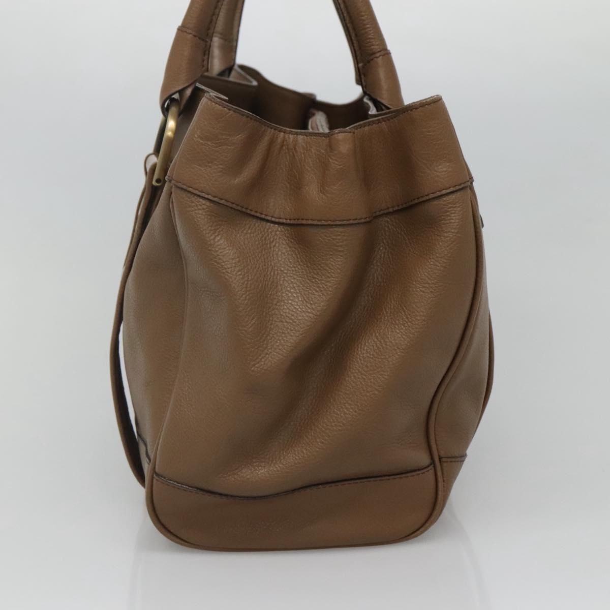 Burberry Tote Bag Leather Beige Leather Tote Bag