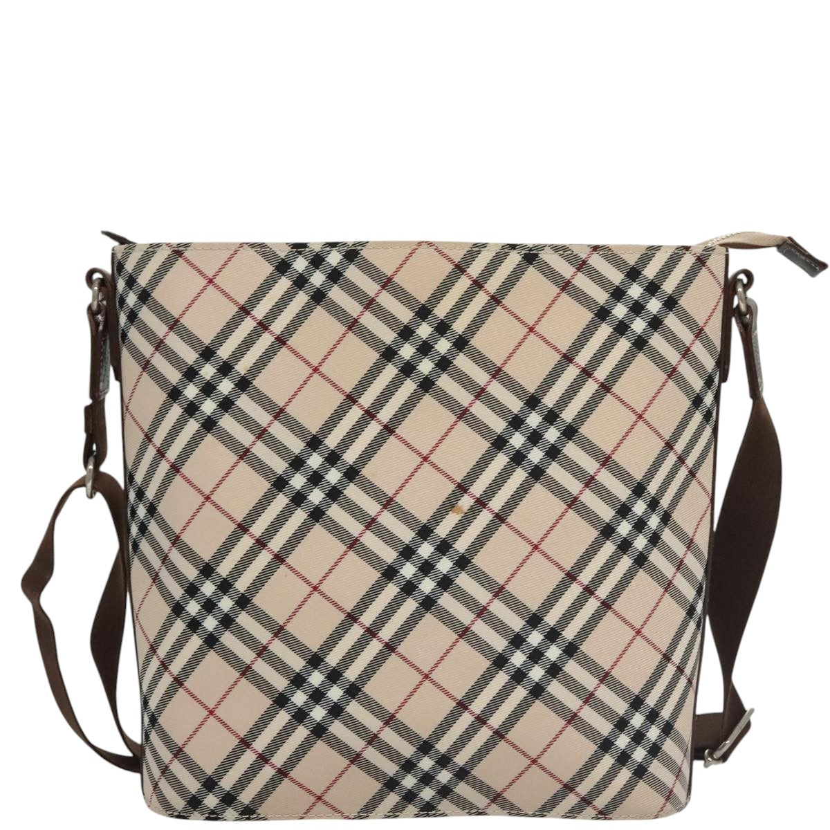 Burberry Nova Check Shoulder Bag Canvas Beige Shoulder Bag 151