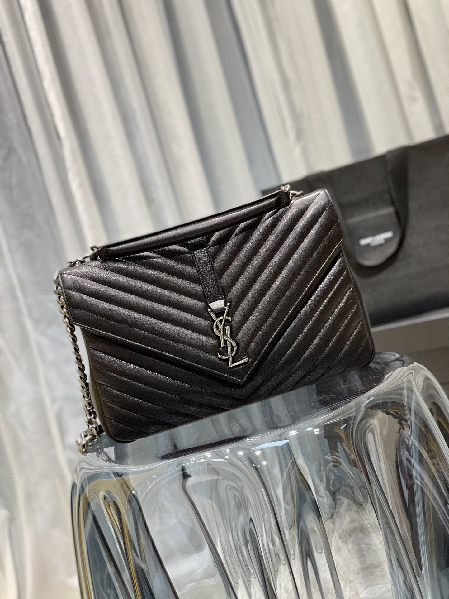 YSL Saint Laurent College Handbag Chain Travel Bag Ysl 600278Brm041000 5308
