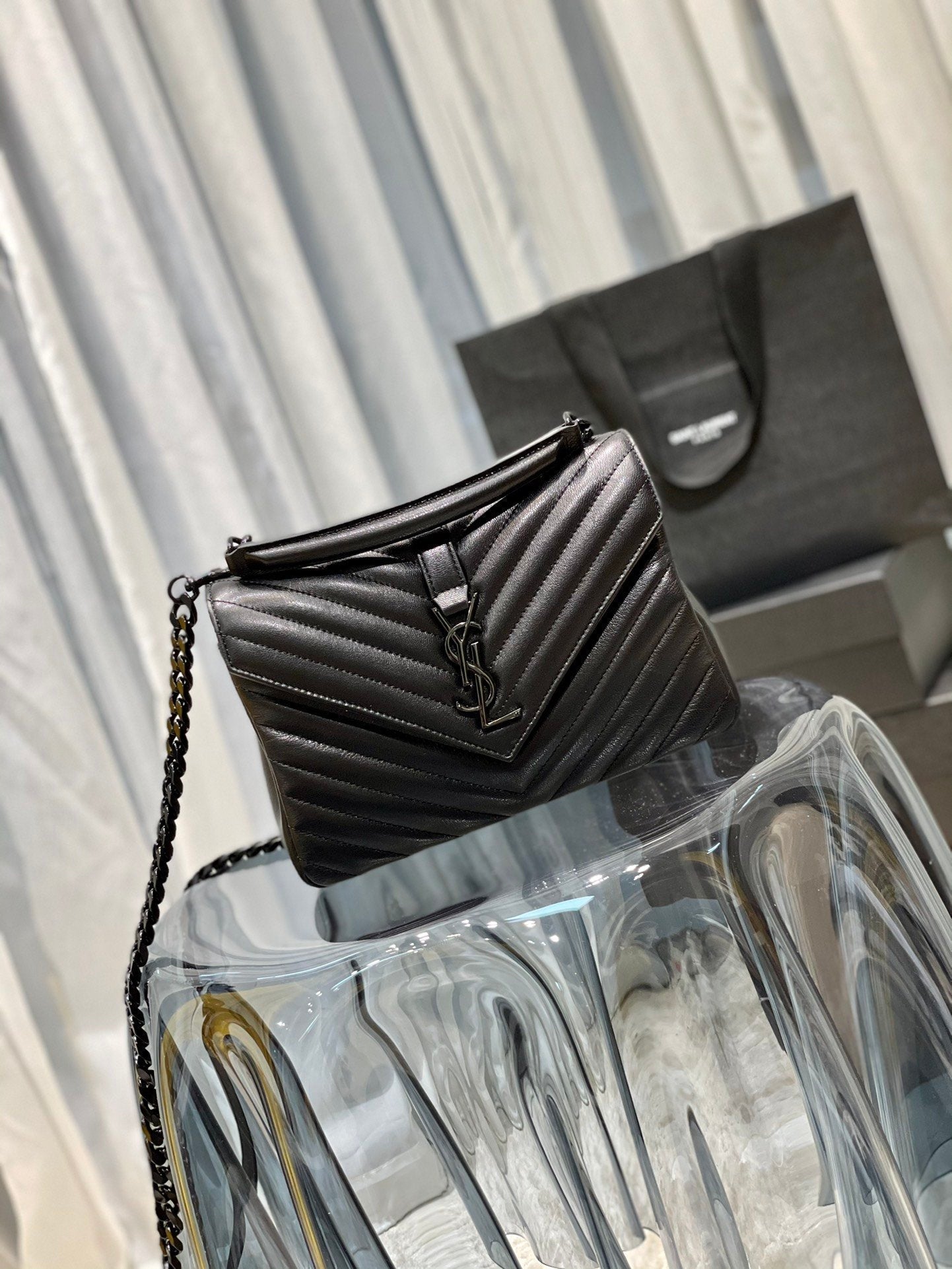 YSL Saint Laurent College Handbag Chain Travel Bag Ysl 600279Brm081000 6714