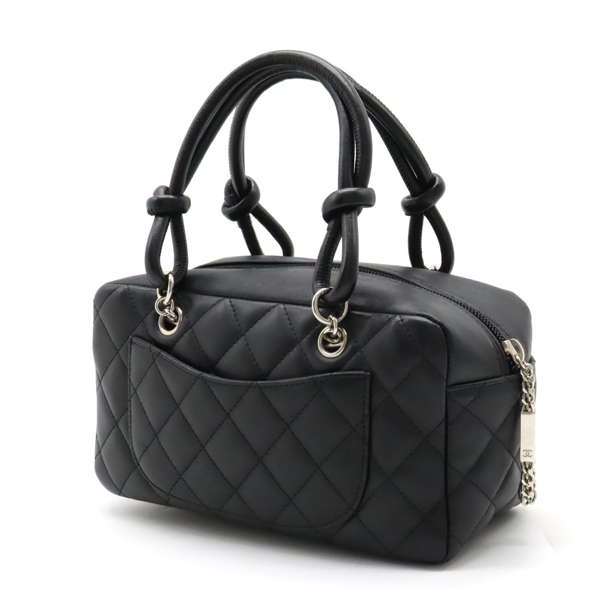 Chanel Cambon Line Bowling Handbag Mini Mini Bag