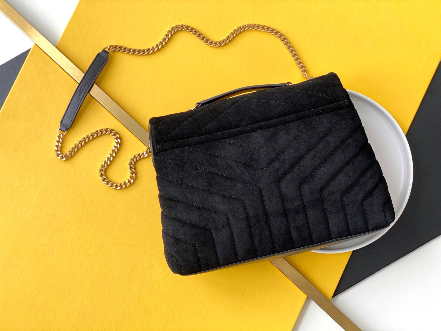 YSL Saint Laurent Loulou Lou Shoulder Bag Chain 2