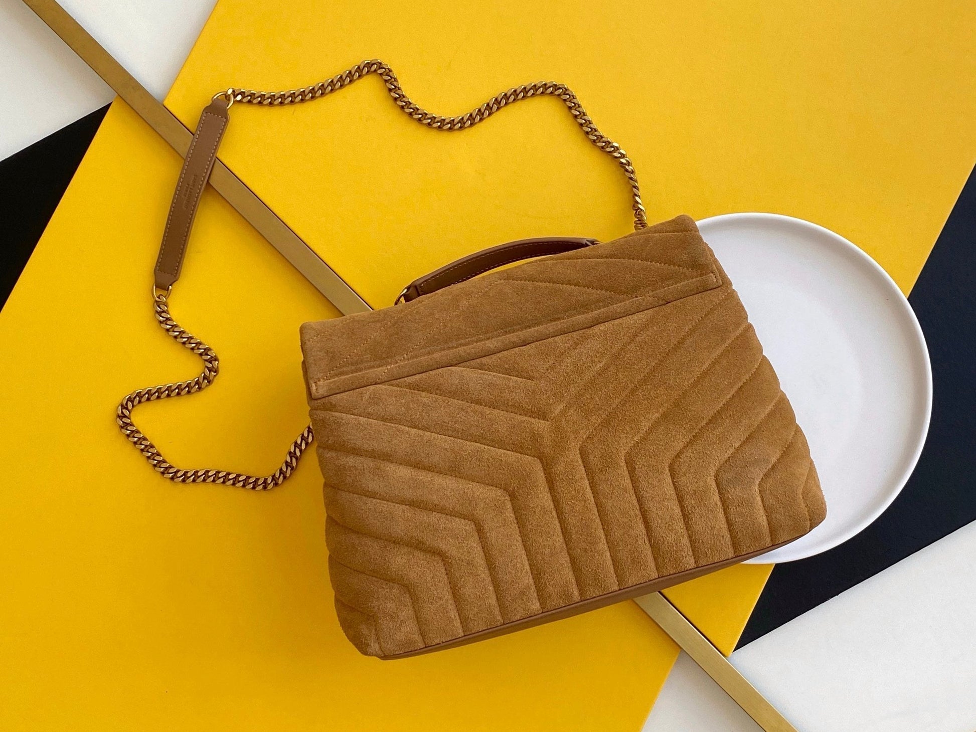 YSL Saint Laurent Loulou Lou Shoulder Bag Chain 3