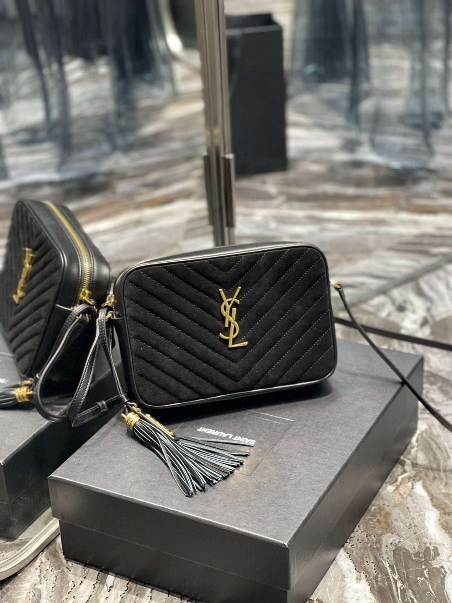 YSL Saint Laurent Lou Crossbody Bag Ysl 612544C4Bw71000 7829