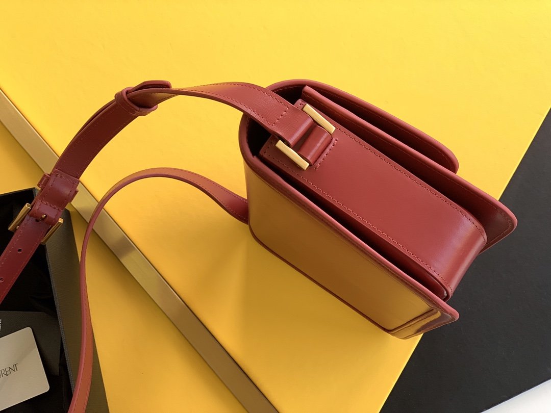 YSL Saint Laurent Solferino Handbag Satchel Bag With Gold Hardware