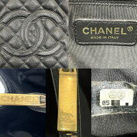 Chanel Caviar Skin Coco Mark Handbag Matelasse Black Shoulder Bag