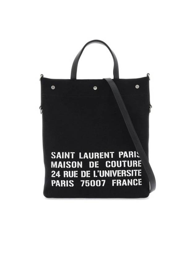 YSL Saint Laurent Luxury Trending North South Universite Tote Bag Black