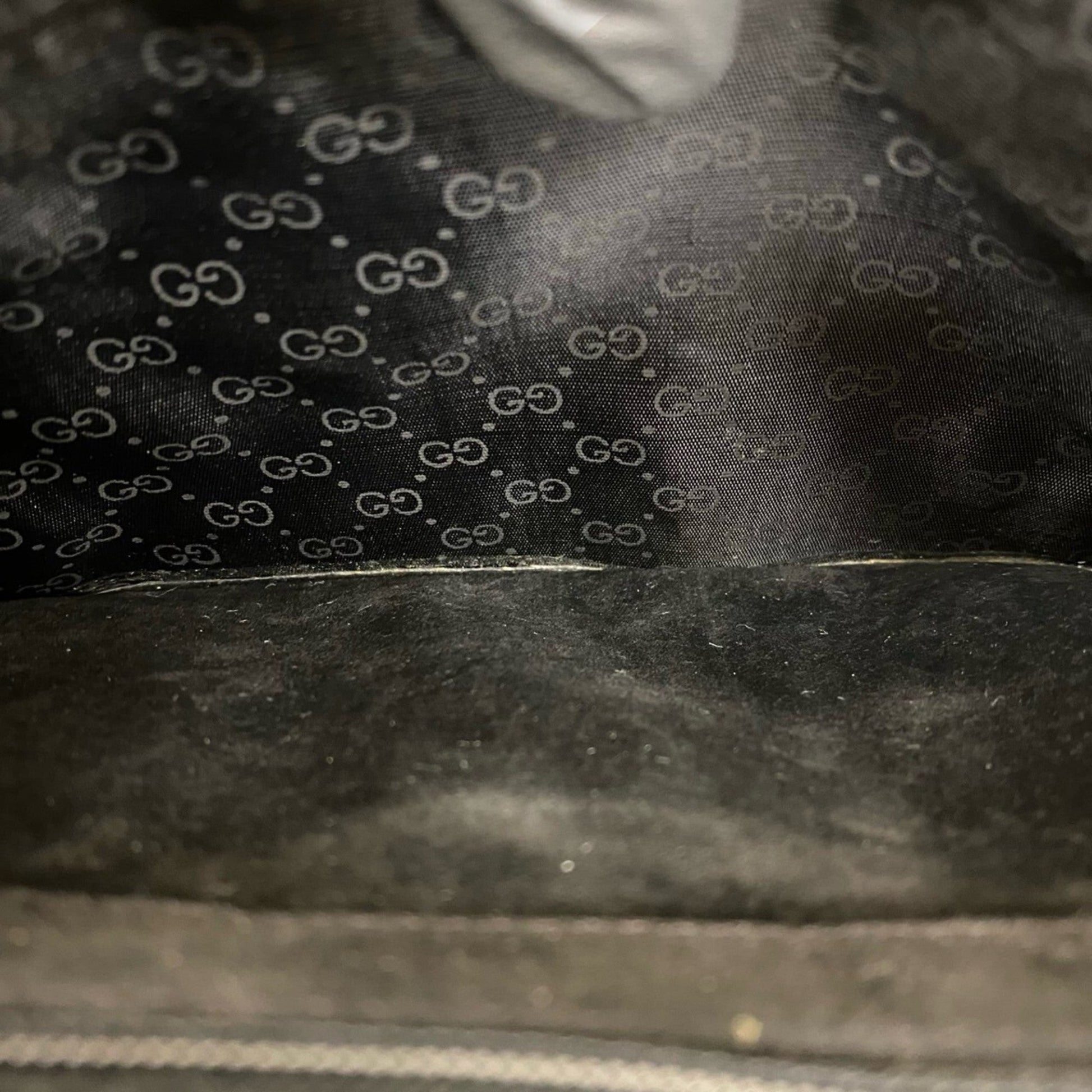 Gucci Black Leather Pochette Shoulder Bag