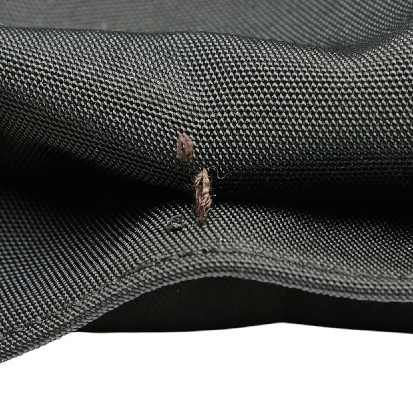 Gucci Black Nylon Leather Tote Bag