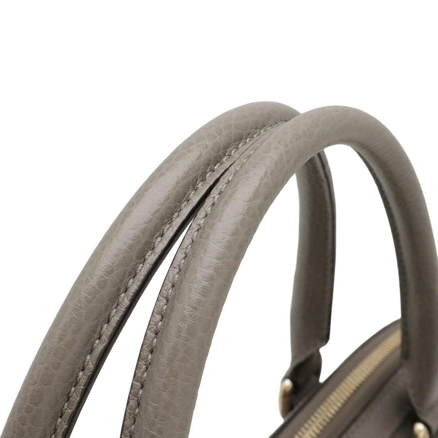 Gucci Gray Leather Handbag Shoulder Bag