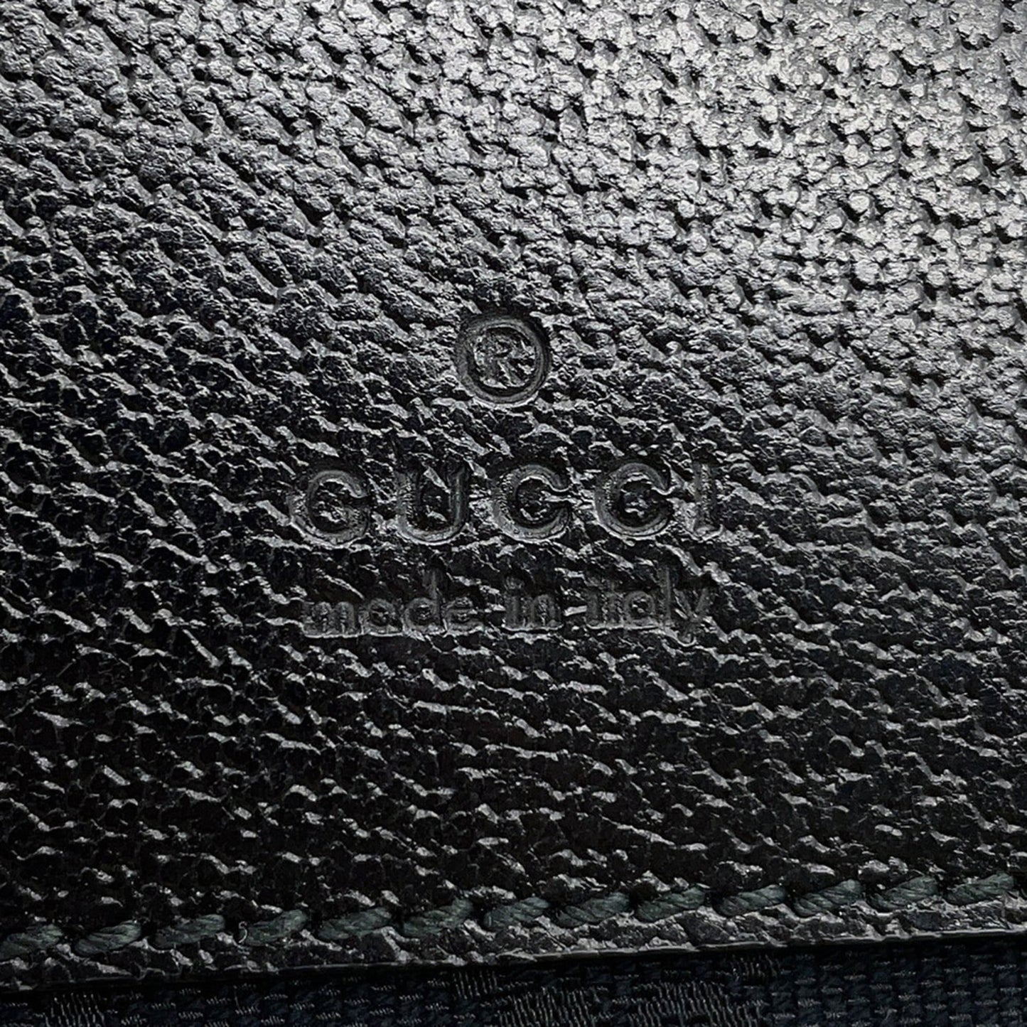 Gucci Sherry Line Black Gg Canvas Sling Bag