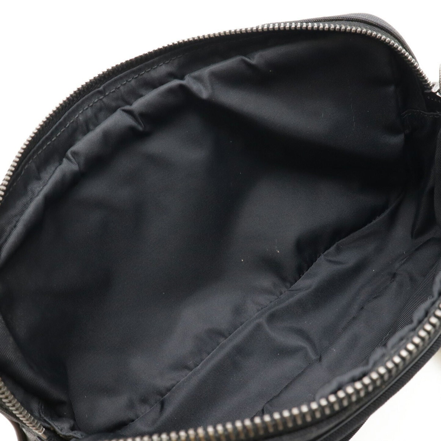 Gucci Black Nylon Canvas Leather Fanny Pack Pouch