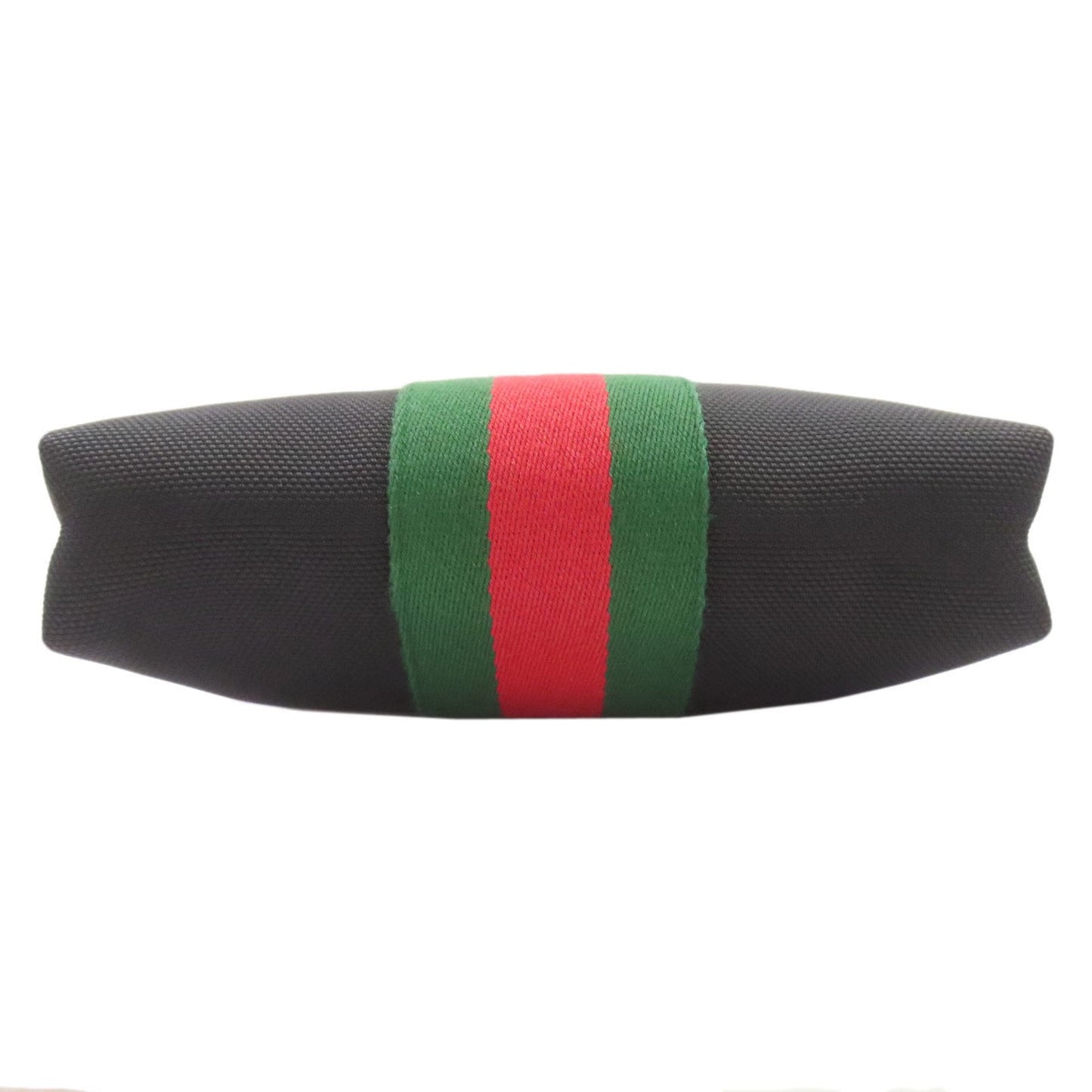 Gucci Sherry Line Black Canvas Shoulder Bag