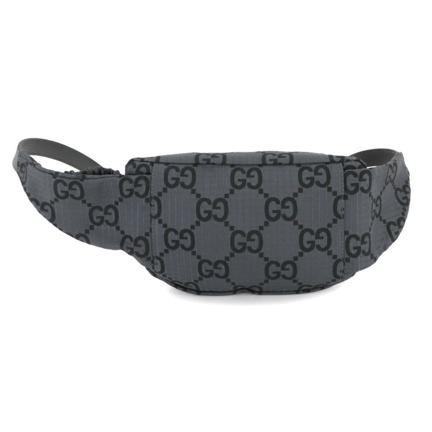 Gucci Gray Polyester Leather Fanny Pack Sling Bag