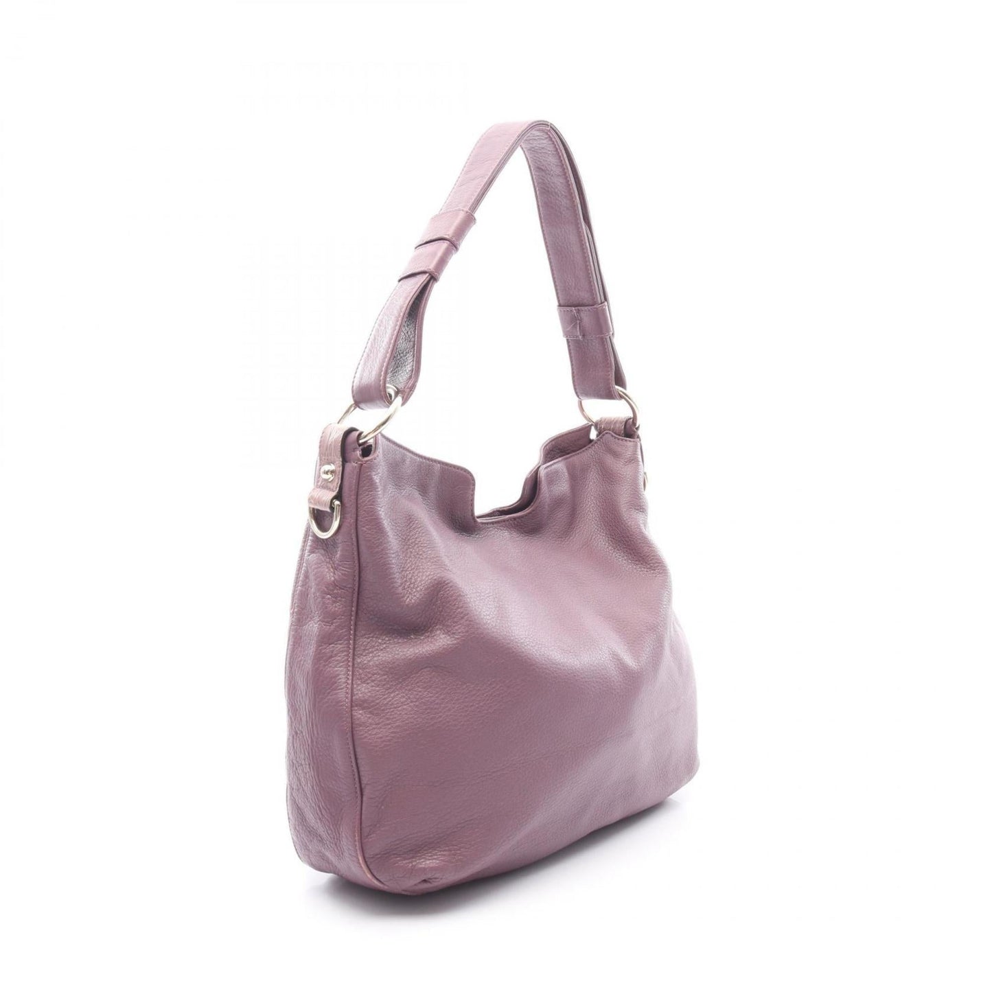 Gucci Purple Leather Shoulder Bag