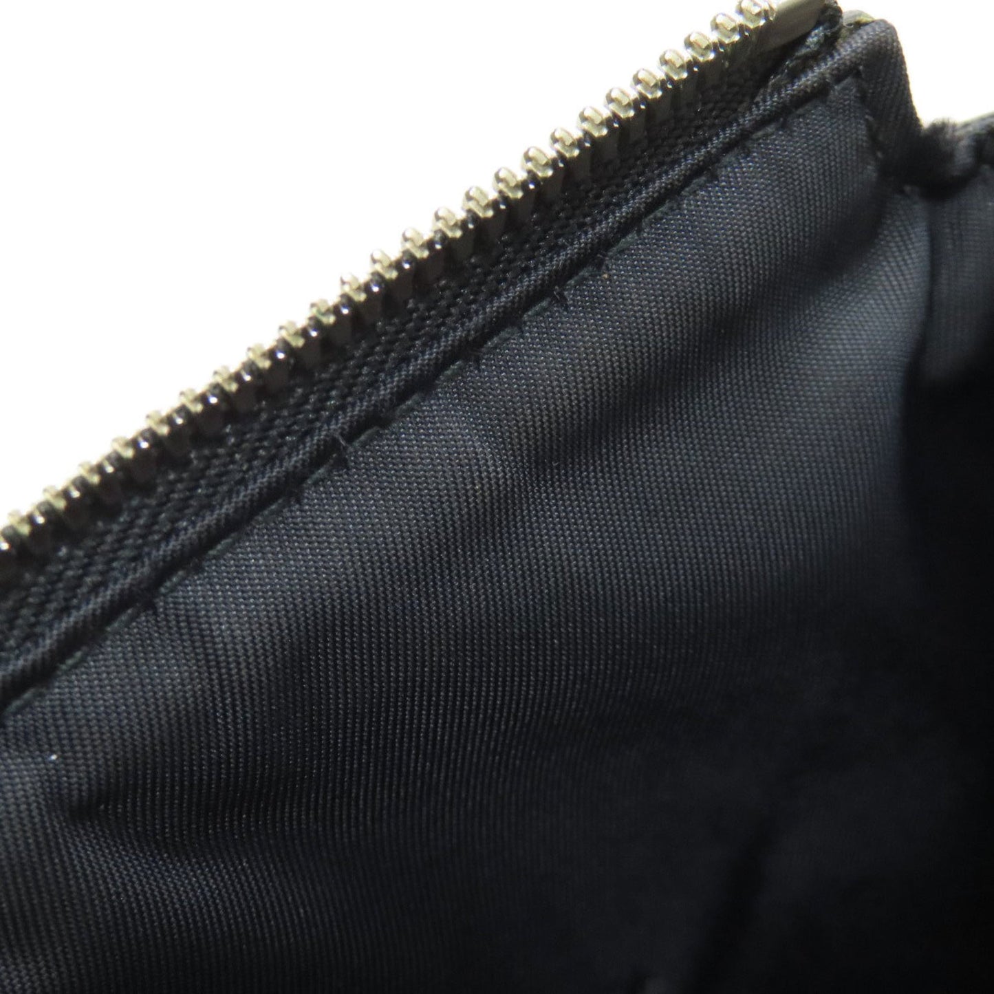Gucci Sherry Line Black Canvas Shoulder Bag