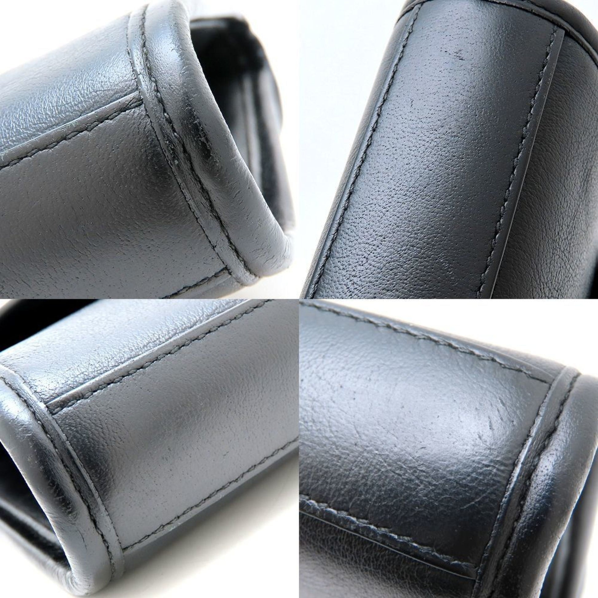 Gucci Black Leather Shoulder Bag