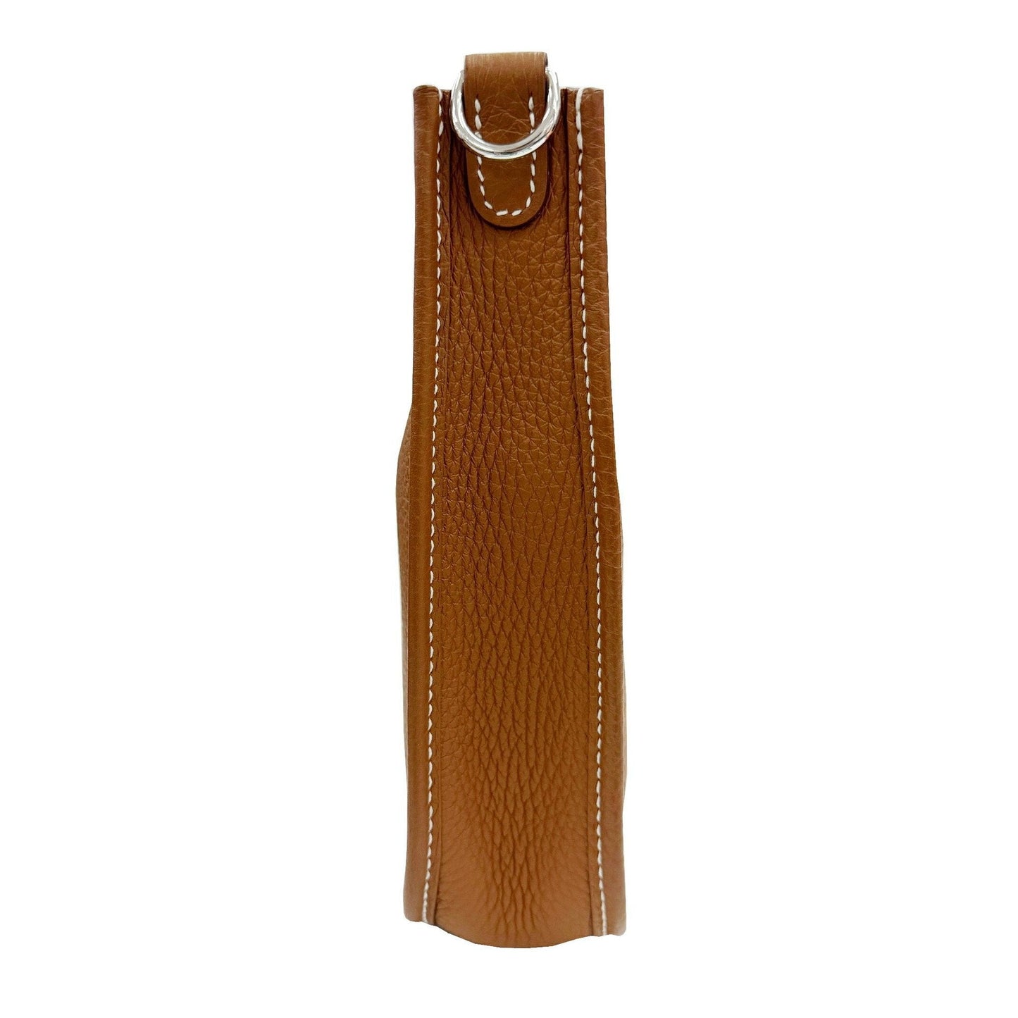 Hermes Taurillon Clemence Shoulder Bag Leather Gold