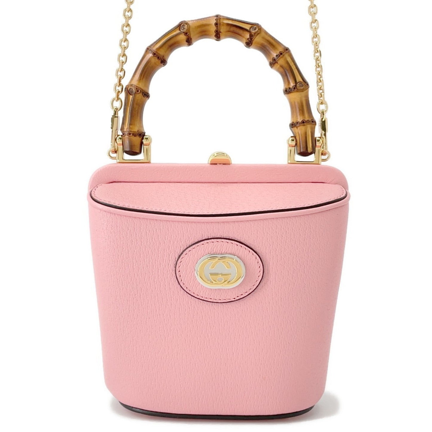 Gucci Pink Leather Handbag