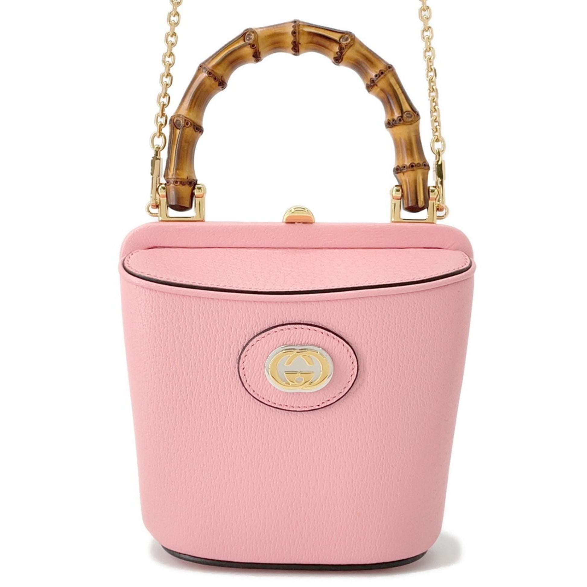 Gucci Pink Leather Handbag