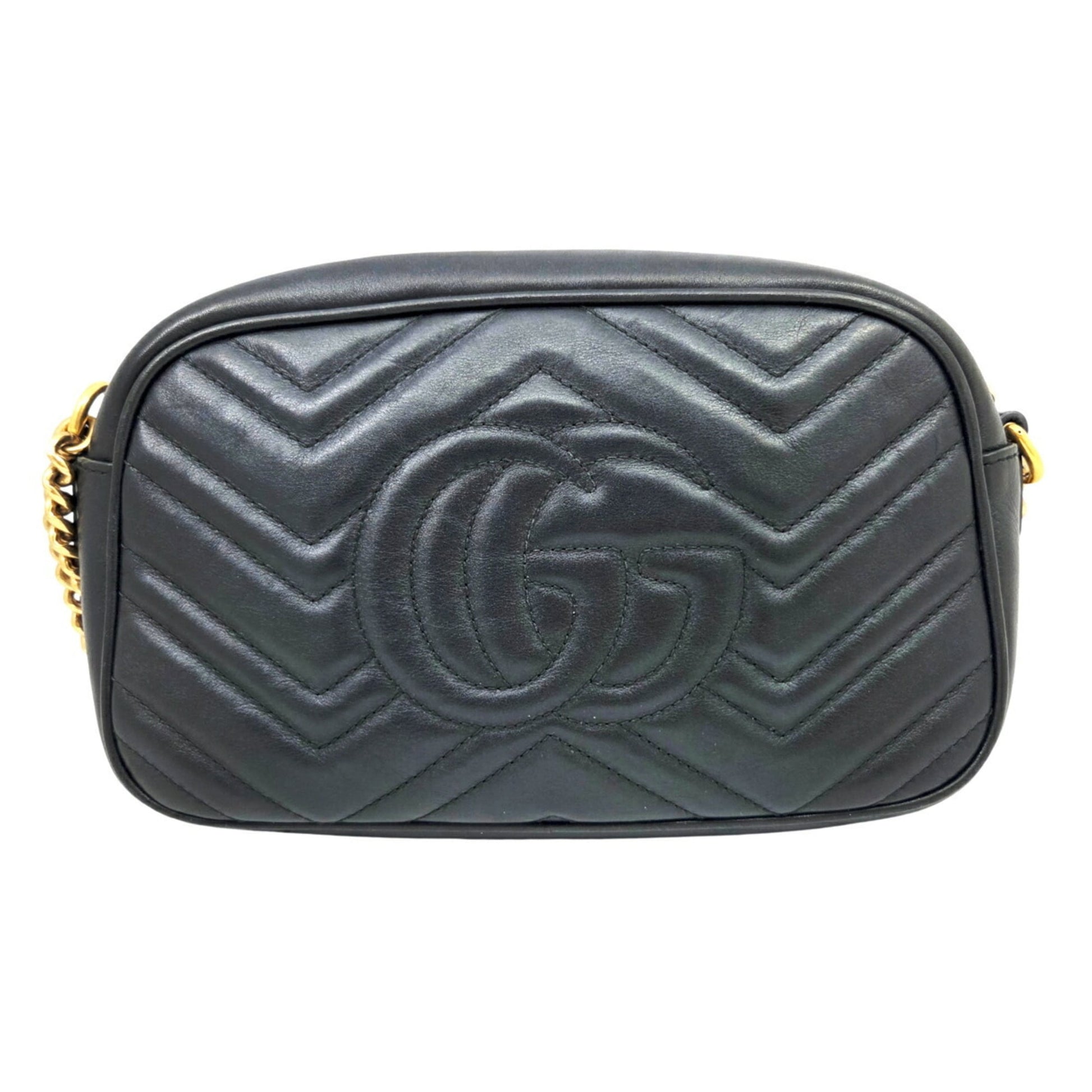 Gucci Black Leather Shoulder Bag
