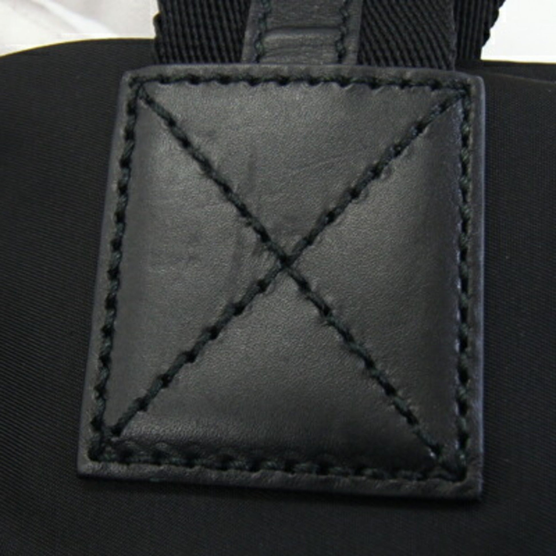 Gucci Diamante Black Gray Nylon Handbag Tote Bag