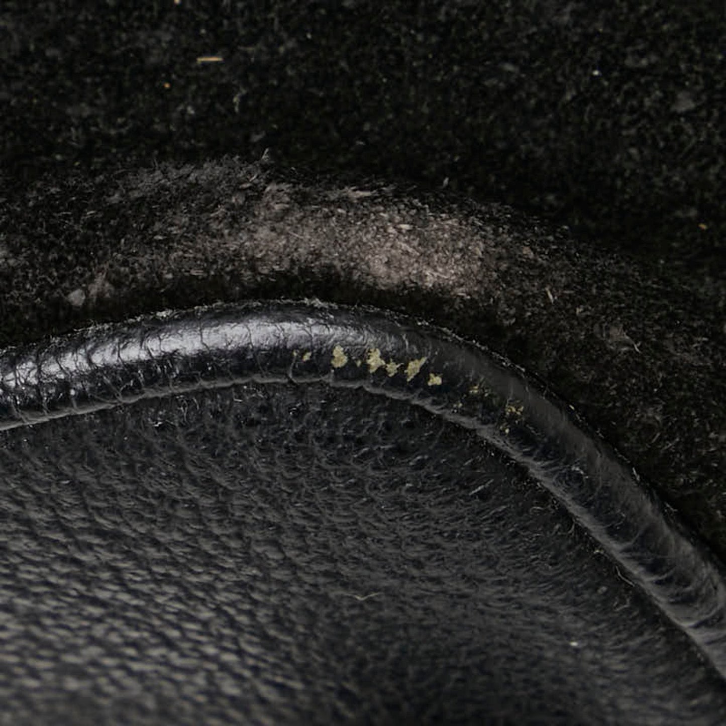 Gucci Black Leather Suede Backpack