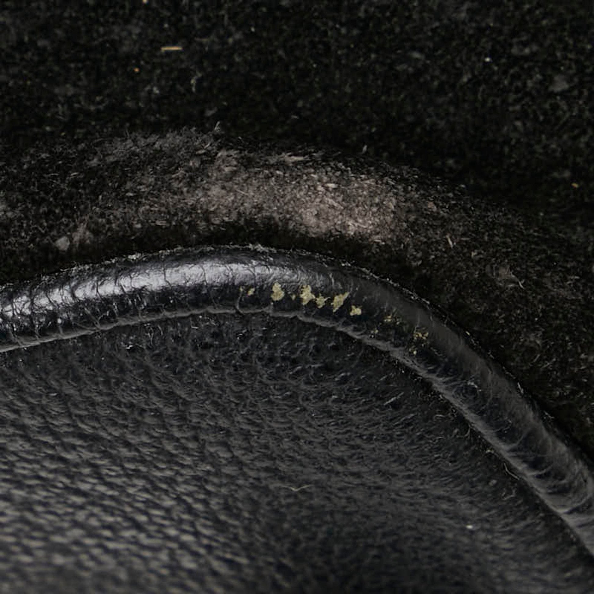 Gucci Black Leather Suede Backpack