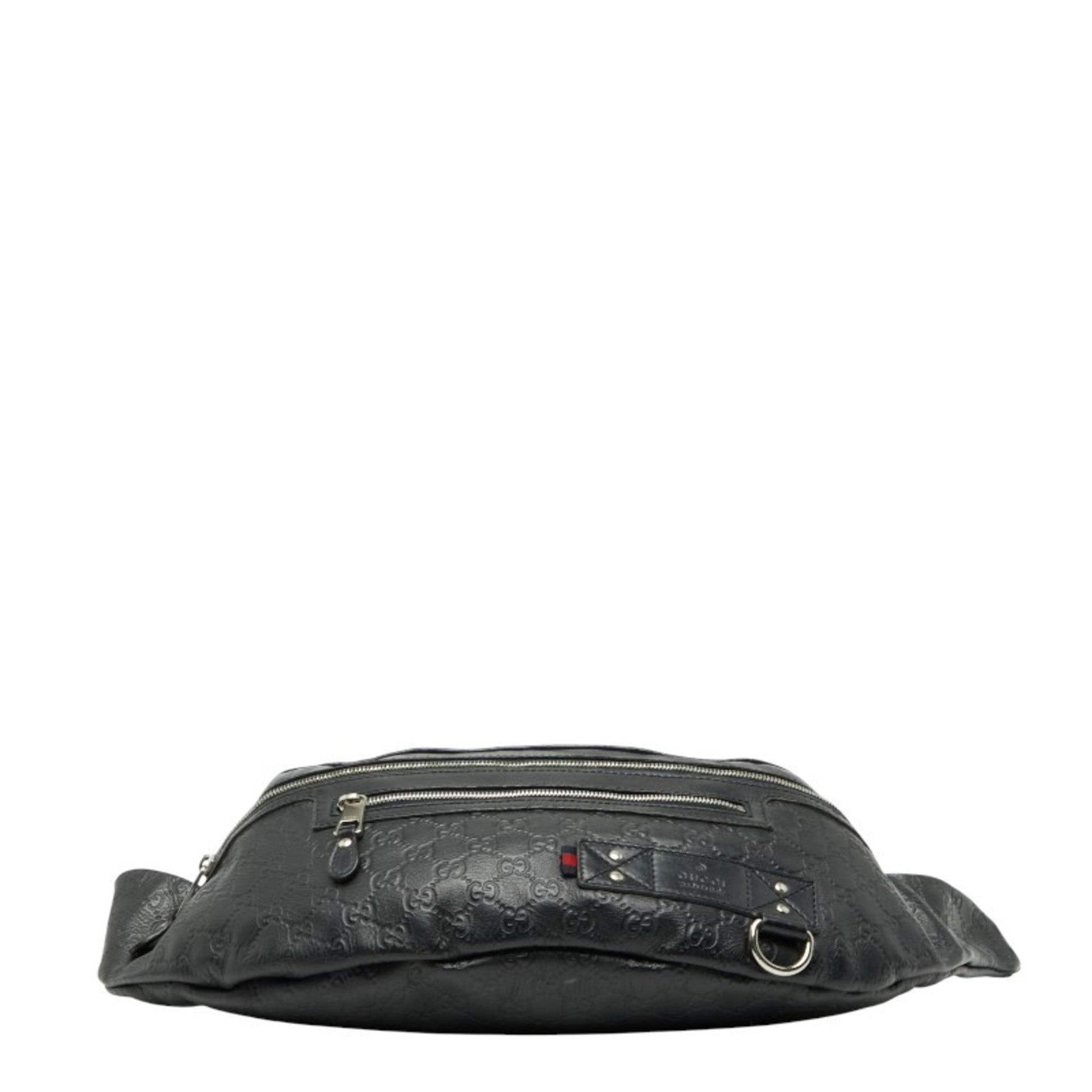 Gucci Black Leather Sling Bag