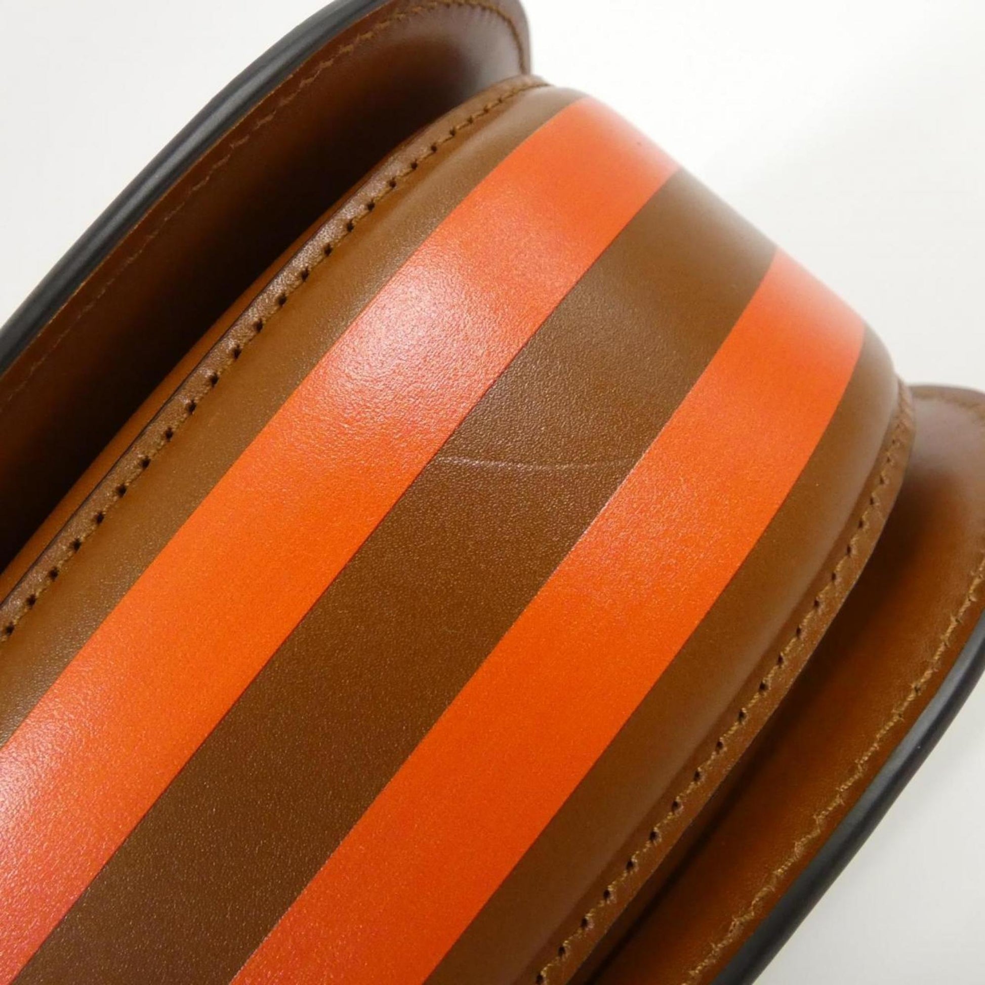 Gucci Brown Multi-Color Leather Handbag
