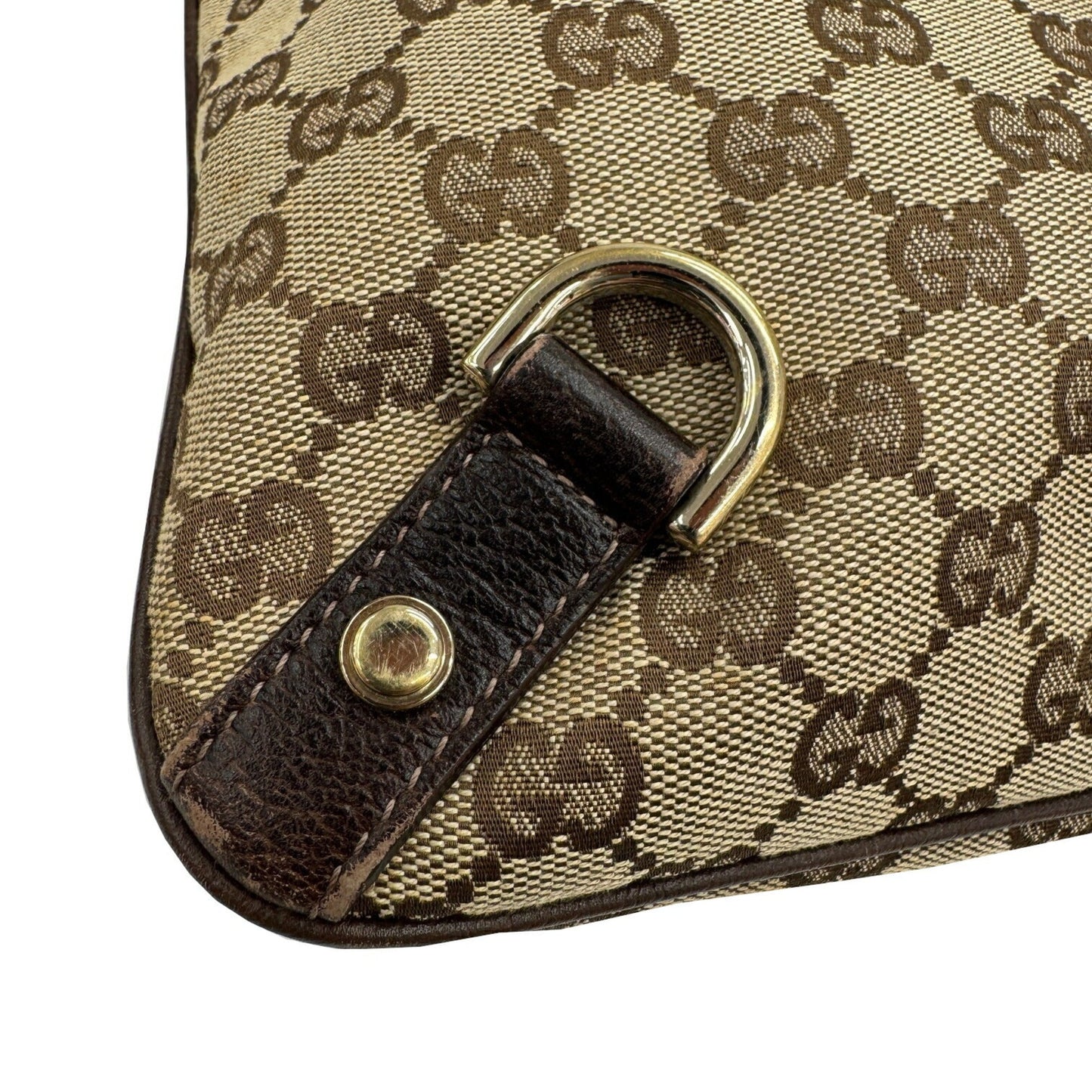 Gucci Gg Canvas Brown Gg Canvas Shoulder Bag