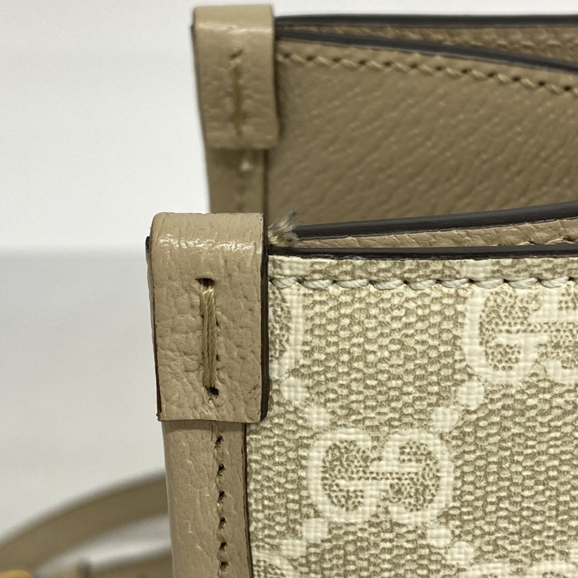 Gucci Beige Pvc Tote Bag