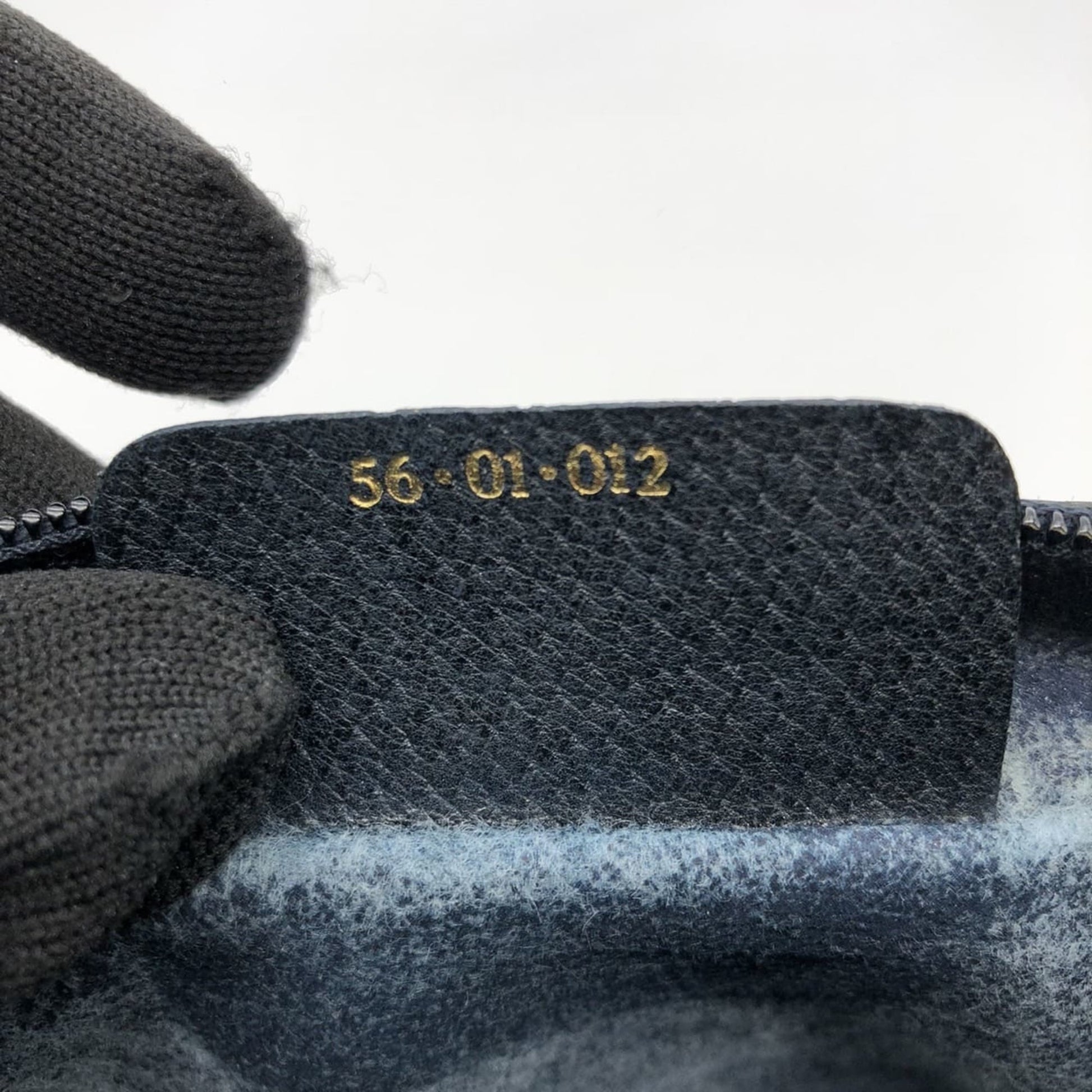 Gucci Navy Gg Supreme Clutch Bag Pouch