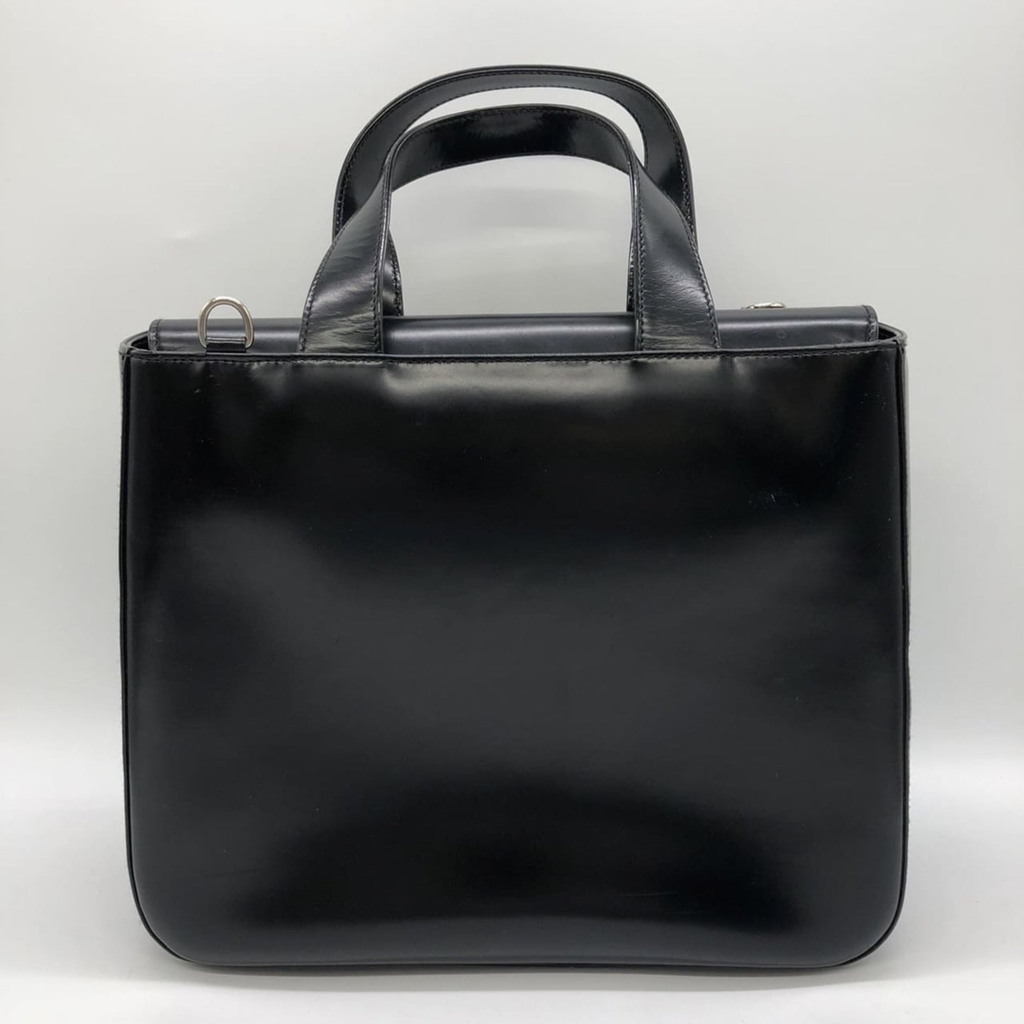 Gucci Black Leather Handbag Shoulder Bag