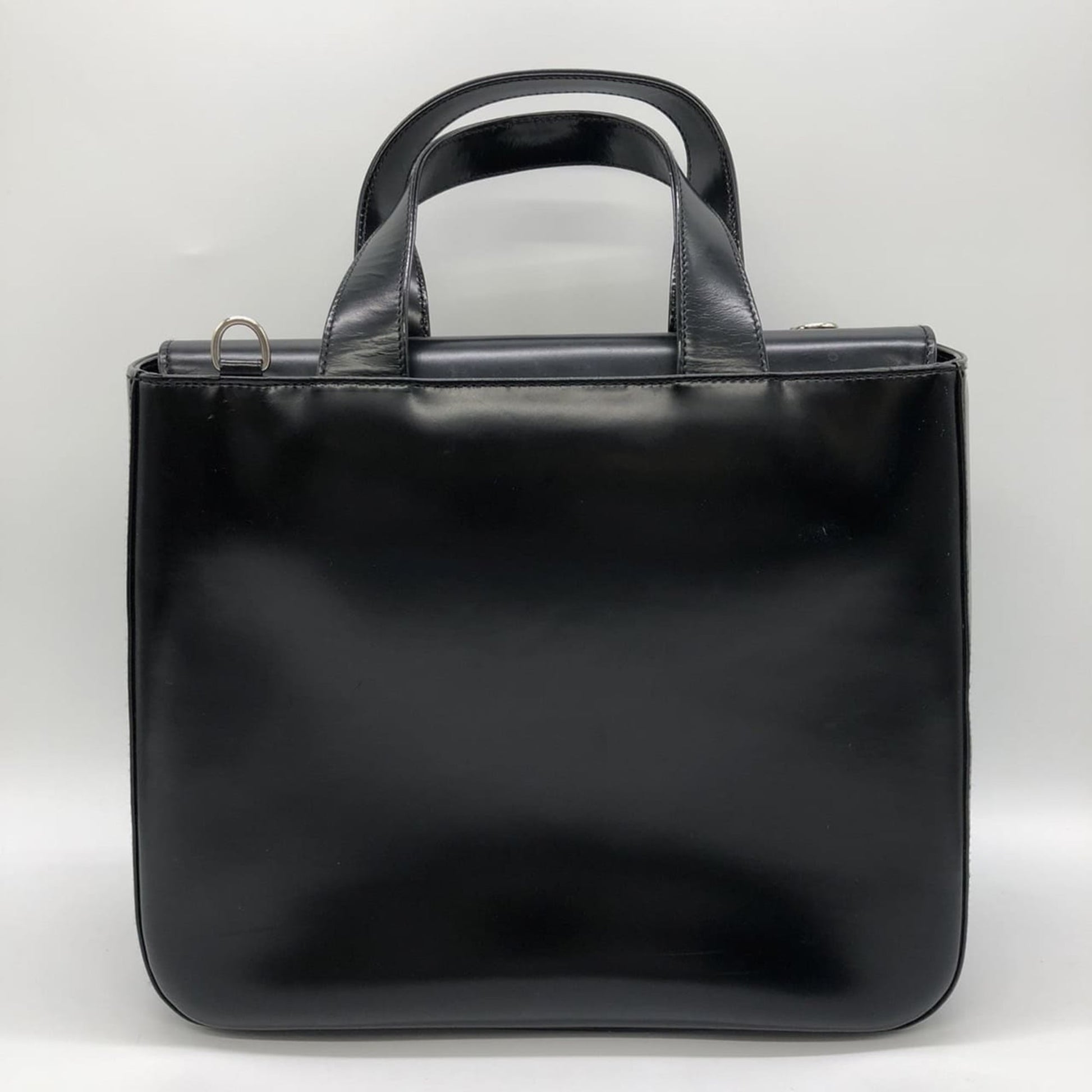 Gucci Black Leather Handbag Shoulder Bag