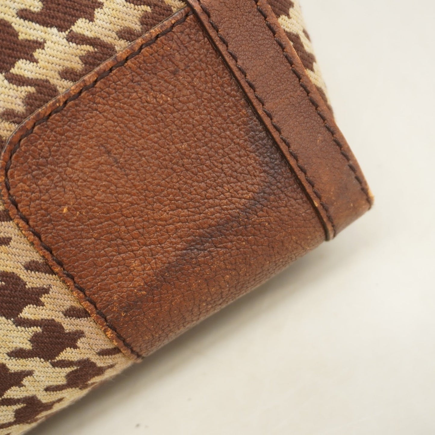Gucci Brown Canvas Handbag