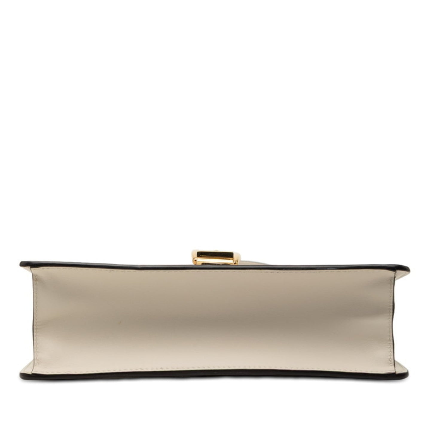 Gucci Multi-Color White Leather Handbag Shoulder Bag