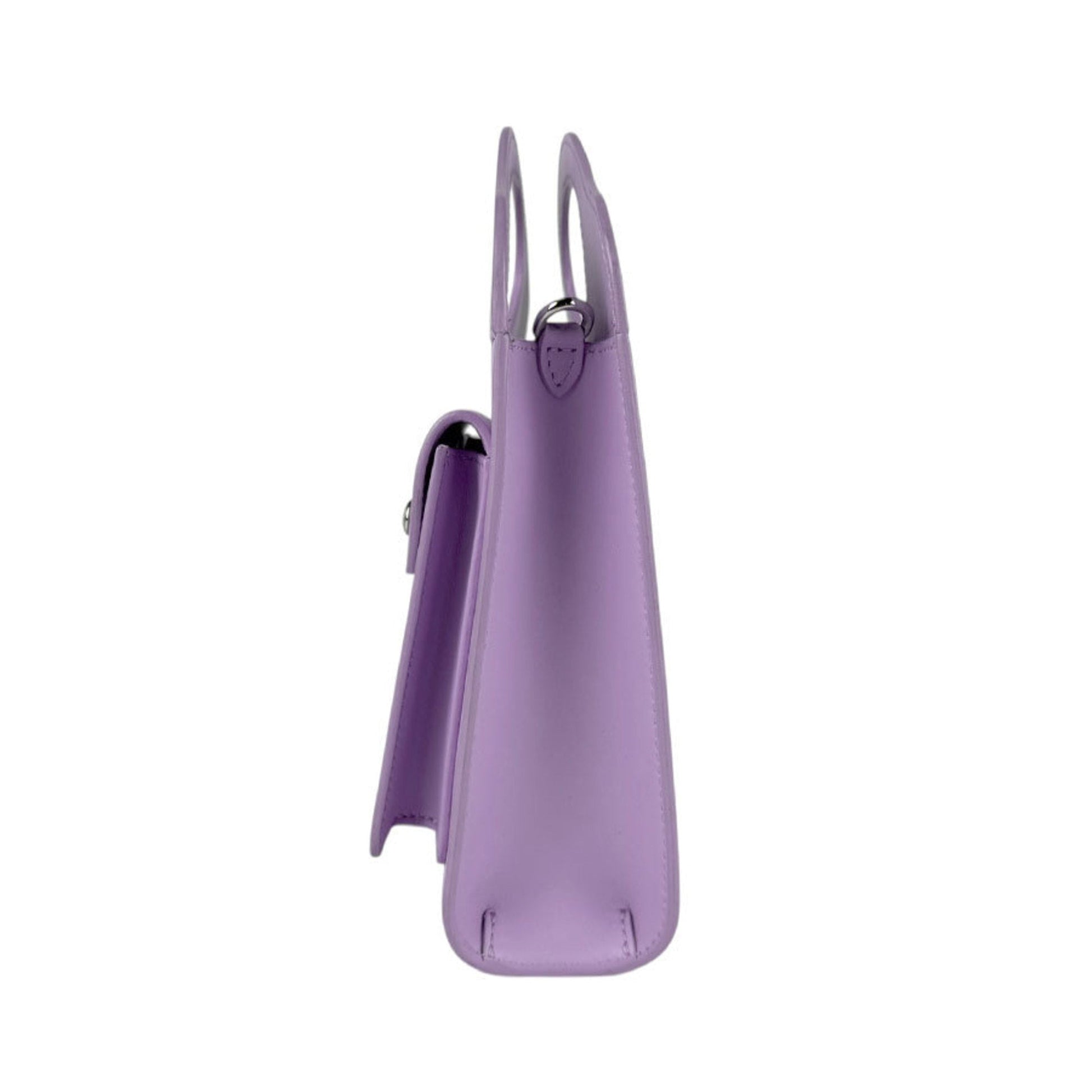 Burberry Handbag Shoulder Bag Leather Purple