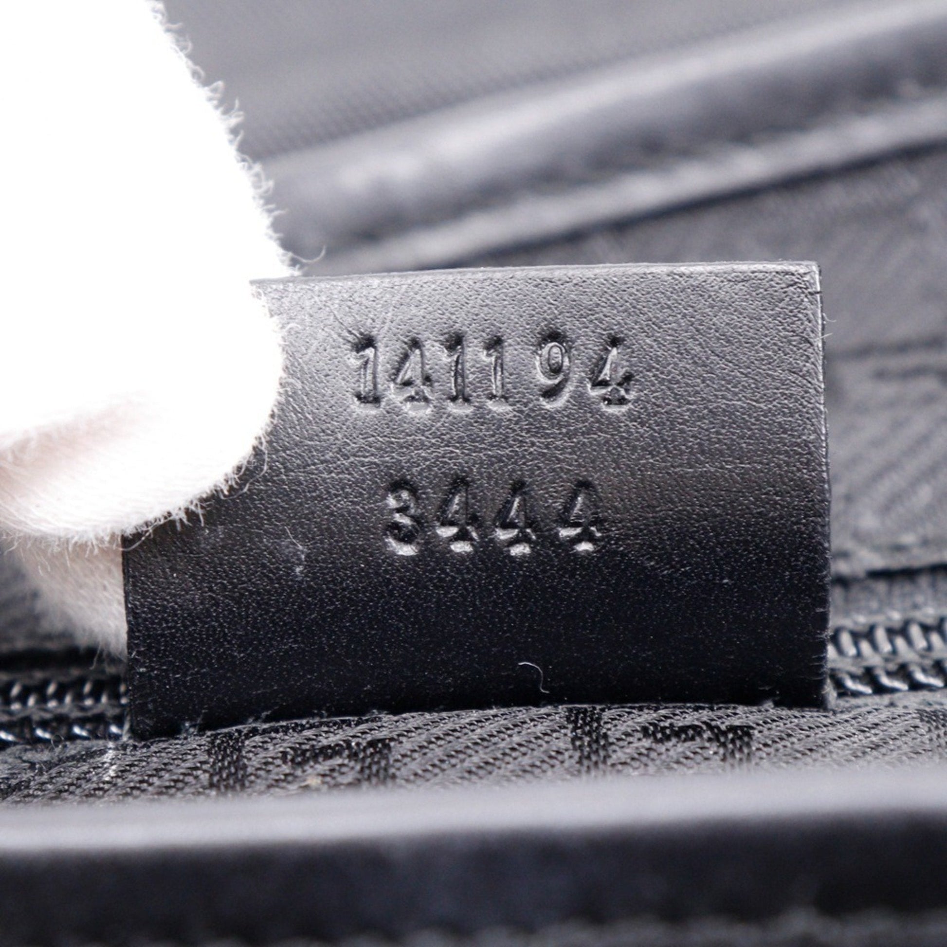 Gucci Black Nylon Canvas Shoulder Bag