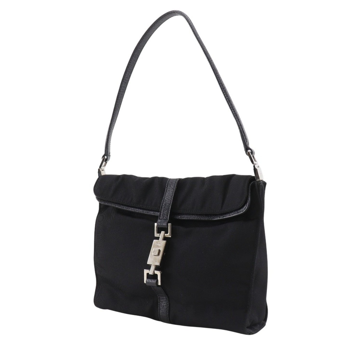 Gucci Black Nylon Canvas Shoulder Bag