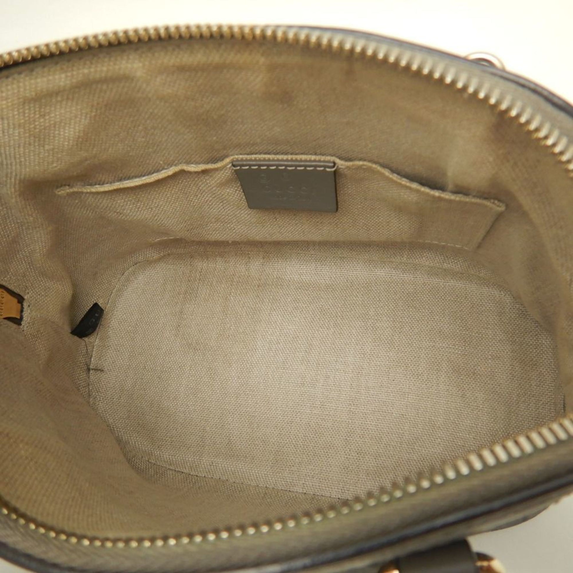 Gucci Microguccissima Gray Leather Handbag
