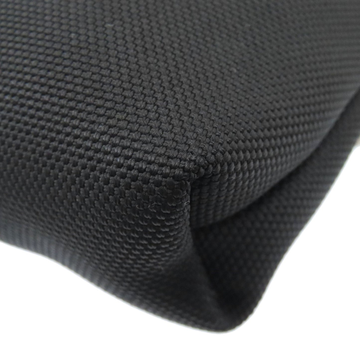 Gucci Sherry Line Black Canvas Shoulder Bag