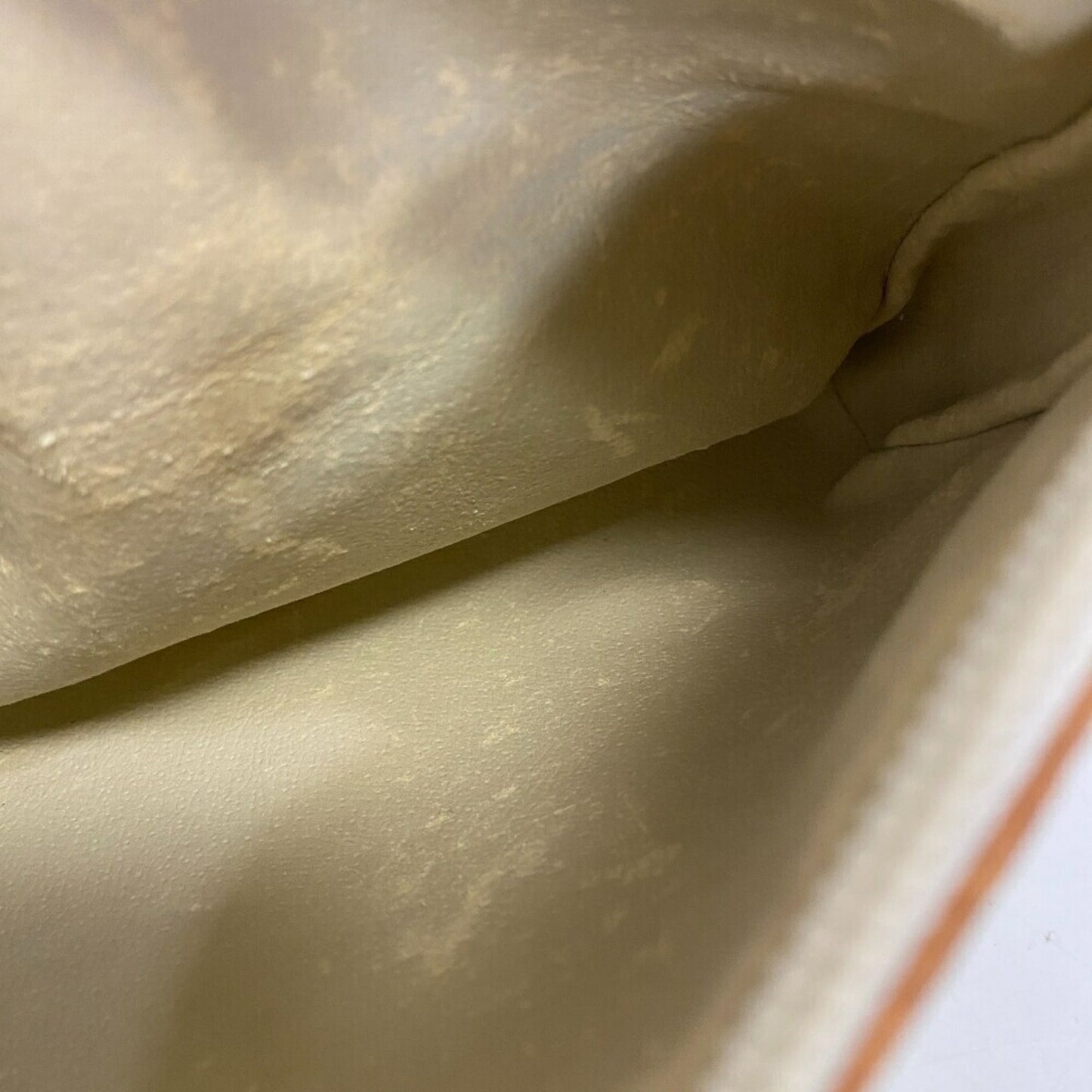 Gucci Gg Plus White Pvc Clutch Bag