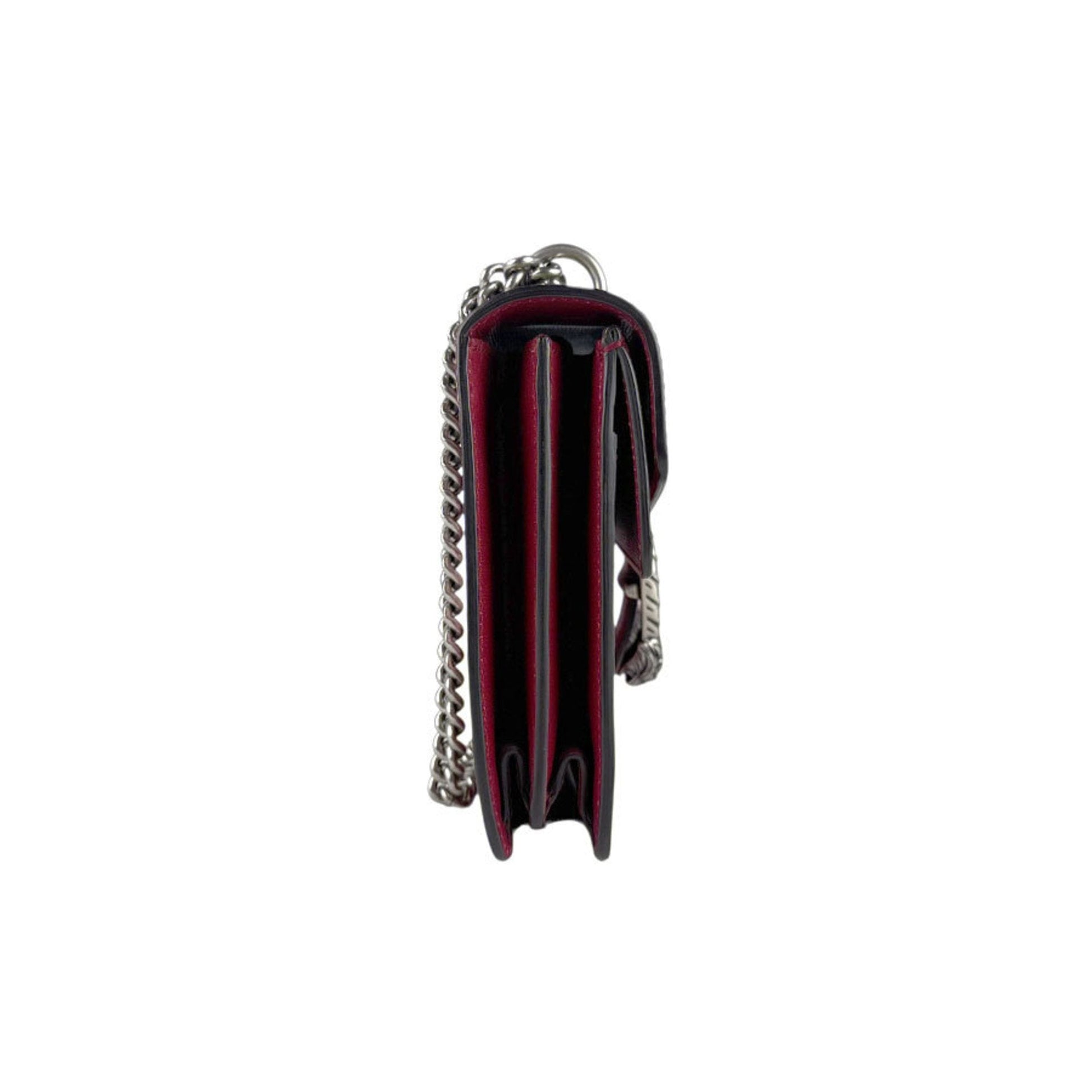 Gucci Red Color Leather Shoulder Bag