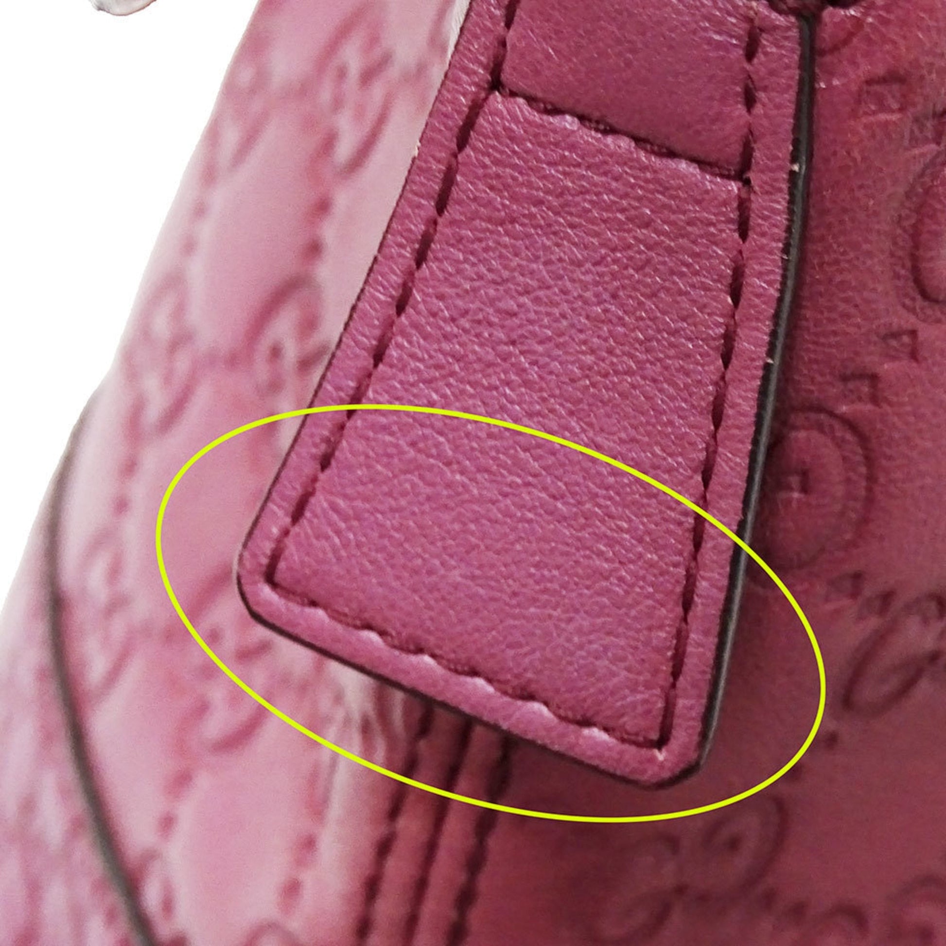 Gucci Purple Leather Tote Bag
