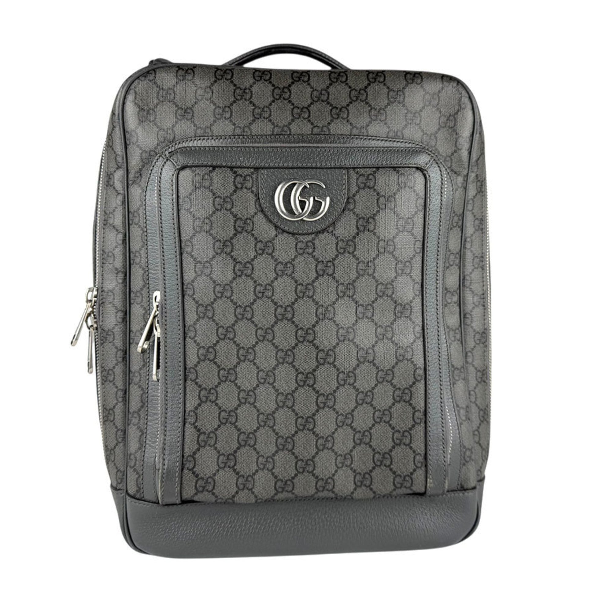 Gucci Gray Gg Supreme Backpack